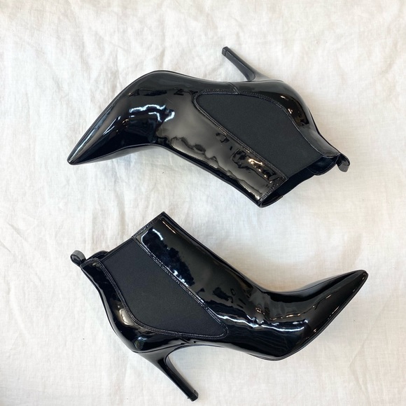 Nine West Joliee Stiletto Patent Leather Ankle Boot - Picture 15 of 16